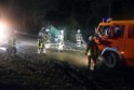 Container LKW umgestuerzt Koeln Brueck Bruecker- Dellbruecker Mauspfad P298